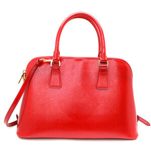 Prada bag red Patent leather Vernis